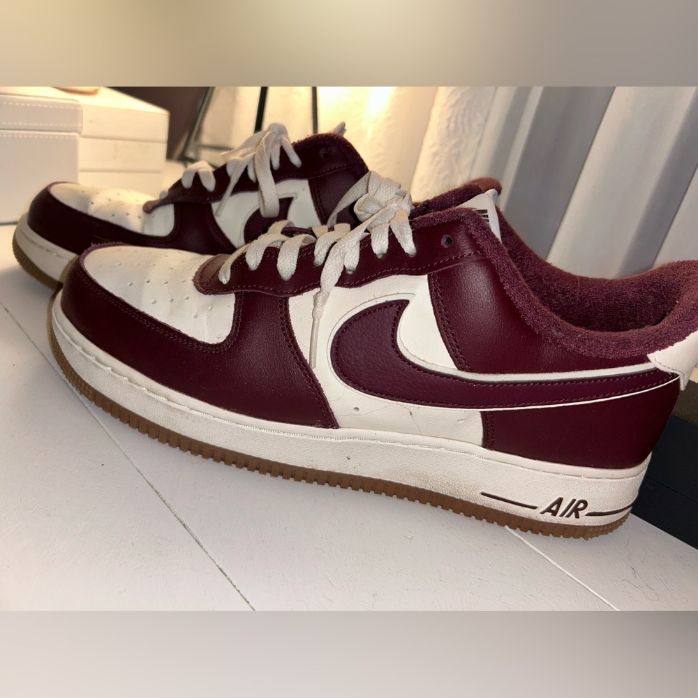 Maroon Nike Air Force One Size 11